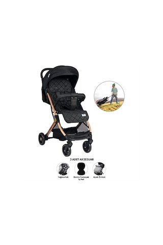 Lorelli Fiorano Kabin Bebek Arabası Black