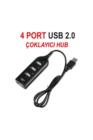 4 Port Usb Çoğaltıcı Çoklayıcı Hub Bst-2005p Usb 2.0 Çoklama