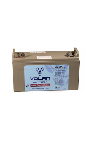 12 Volt 125 Amper Marin Jel Akü 3 Yıl Garantili - Volan Akü / 325018869