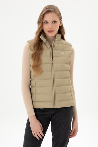U.s. Polo Assn. Kadın Açık Haki Yelek Dokuma 50311989-vr183 Acık Hakı