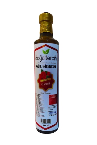 Doğaltercih İçilebilir Doğal Fermantasyon Gül Sirkesi 500 Ml
