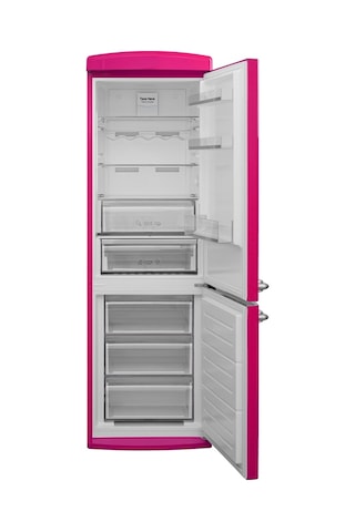 Vestel RETRO NFK37011 330 L No-Frost Buzdolabı Pembe