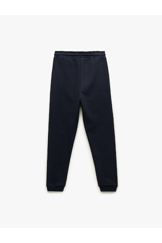 Koton Cep Detaylı Beli Bağlamalı Şardonlu Basic Jogger Eşofman Altı Lacivert 7wkb40020tk