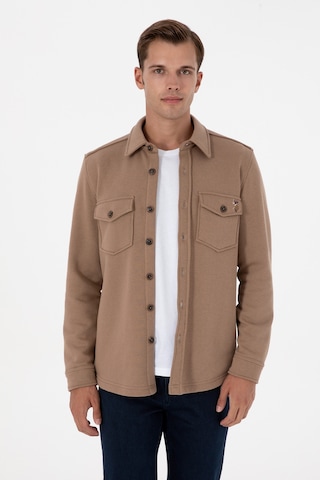 U.s. Polo Assn. Erkek Camel Gömlek Örme 50316673-vr015 Camel