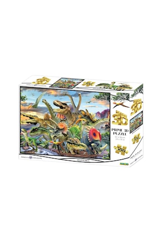 Prime 3d - Dinozorlar 500 Parça Yetişkin Puzzle 10353