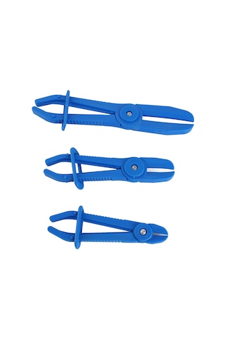 Ximistore9 3'lü Esnek Nilon Hortum Somunu Seti - Fren Ve Yakıt Hortumları İçin Islak Kenarli Uçlar, Çesitli Boyutlar, Mavi