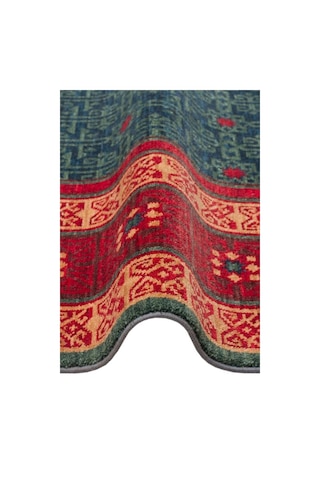 Hoom Rugs Cadis Kdm 13 Navy Red Yeni Zelanda Yünü El Emeği Kara Tezgah Halısı Mavi - Kırmızı
