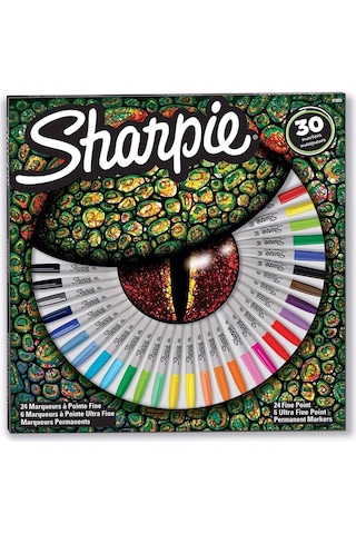 Sharpie Markör Permanent Fine Kertenkele 30'lu 2061335