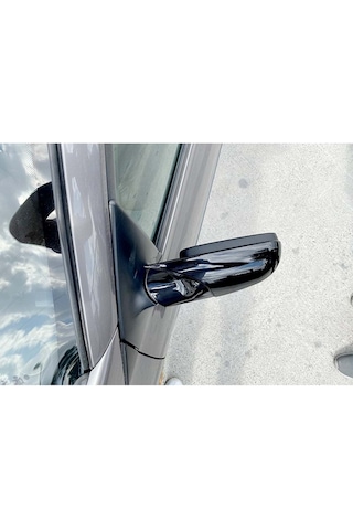 Renault Megane 2 Batman Yarasa Ayna Kapağı Piano Black / 2002-2009