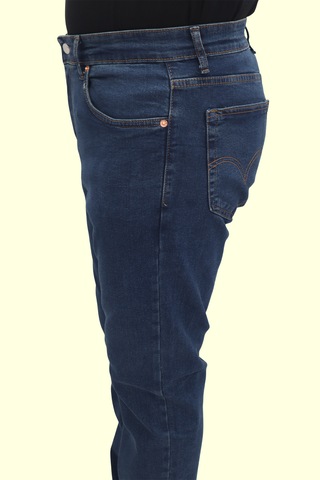 Denim Cartel Dmctekstil Erkek 1002 Yüksek Bel Normal Kesim Boru Paça Jean Pantolon Lacivert