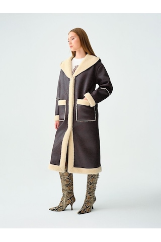LOFT Loose Fit Kadın Kaban Lf2036607 Q1.v1 Kahverengi