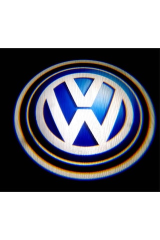 Volkswagen Araçlar İçin Pilli Yapıştırmalı Kapı Altı Logo