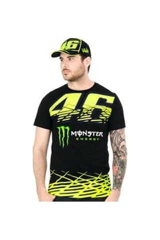 Yeni Vr46 Valentino Rossi Monster Energy Kısa Kol Tshirt al