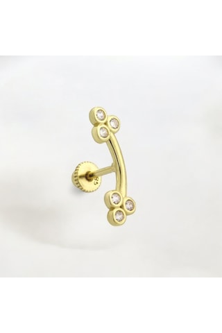 Glorria Altın Çubuk Helix Piercing 23954455