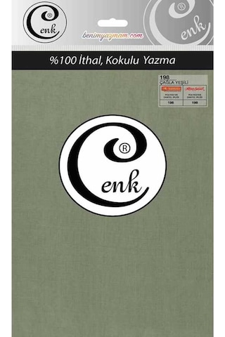 Abarta Cenk Düz Renk Yazma 100cm Poşetli Renk Seçenekleri Çağla Yeşili
