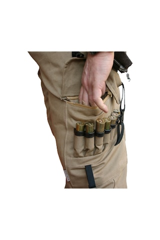 Horizon Av105 Fişeklikli Düz Renk Pantolon-Av Pantolonu-36 Camel