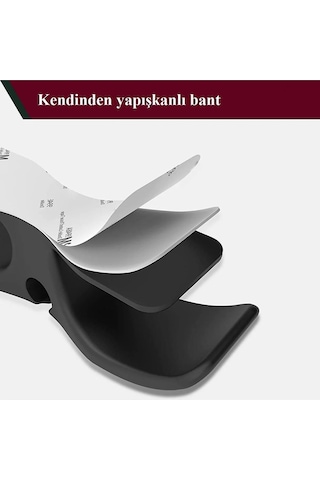 E2m Yapışkanlı Kablo Sabitleyici Düzenleyici 4'lü Set Siyah - Beyaz