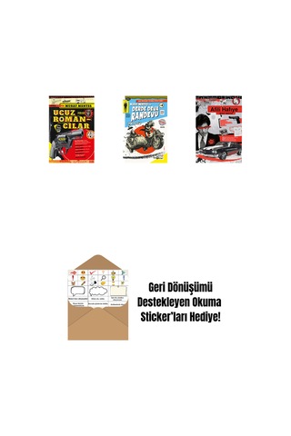 Ucuz Romancılar + Derde Deva Randevu No- 4 + Afili Hafiye + Okuma Sticker'ları