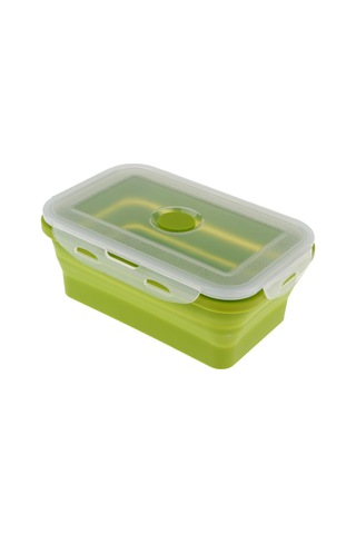 Homyl Katlanır Silikon Öğle Yemeği Kutusu Kase Bento 800ml-yeşil 800ml Yeşil Çok Renkli