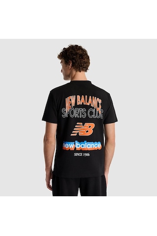 New Balance Lifestyle Men Tshirt Siyah Siyah