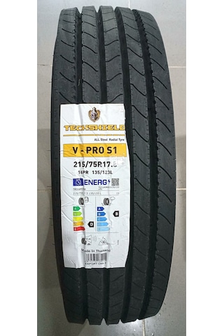 215/75 R17.5 135l 16pr Vpro S1 Düz M+s Techshıeld, 2025 Tayland Üretim