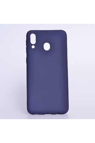 Ekılıf - Samsung Galaxy M20 Uyumlu Kılıf Mat Soft Premier Silikon Kapak - Kırmızı