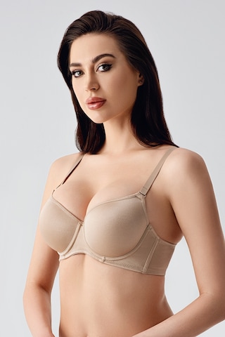 Newbra Kadın Desteksiz B Cup Sütyen - Camel