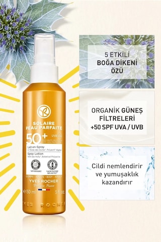 Yves Rocher Solaire Peau Parfaite Güneş Koruyucu Vücut Spreyi SPF50+ 150 ML