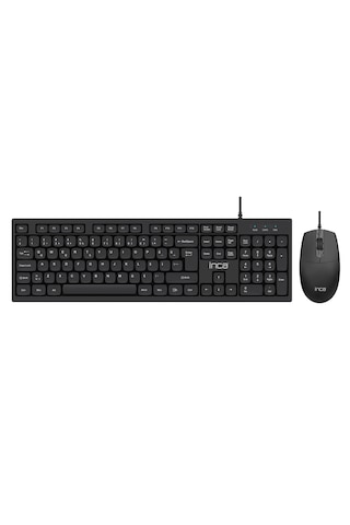 Imk-376t Kablolu Türkçe Q Klavye Mouse Seti 105 Tuş Ergonomik Tasarım Usb 2.0 10 Milyon Tuş Ömrü