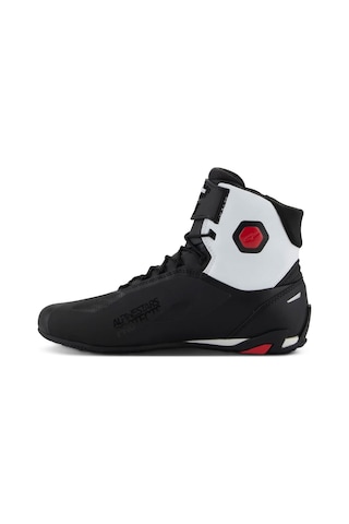 Alpinestars Faster-4 Korumalı Motosiklet Botu Siyah Beyaz Kırmızı