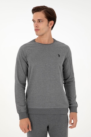 U.s. Polo Assn. Erkek Antrasit Melanj Sweatshirt 50295159-vr081 Antrasit Melanj
