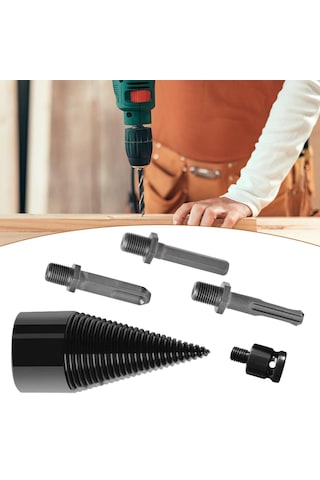 Homyl Aile Evleri Için Yakacak Odun Matkap Ucu Çelik Yarma 45mm