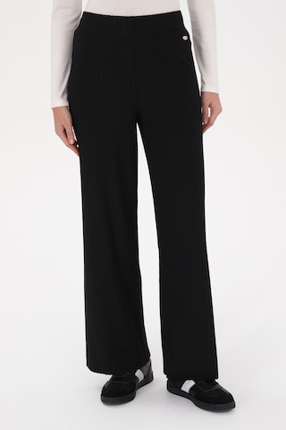 U.S. Polo Assn. Kadın Siyah Loose Fit Triko Pantolon 50314777-VR046
