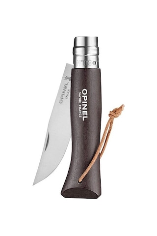 Opinel İnox Trekking 8 No Paslanmaz Çelik Kamp Çakı (Kahvrengi) Kahverengi