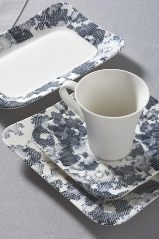 Güral Porselen Sipinoza 36 Parça Kahvaltı Takımı Gbsspn36khe1927 Beyaz - Gri