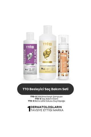 Tto Besliyici Saç Bakım Seti Beyaz