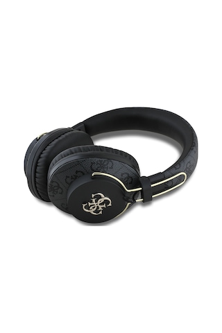 Guess Enc Teknolojili Metal Logolu Bluetooth Kulak Üstü Kulaklık Siyah