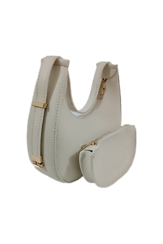 Benny Bayan Kol Çantası Baget Çanta Krem