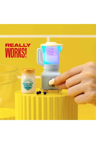 Mini Brands Magic Cook Kitchen Blender Mini Mutfak Seti Çalışan Minyatür Oyuncak 3+