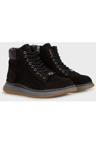 Pierre Cardin Erkek Bot 0731361330 Siyah Nubuk