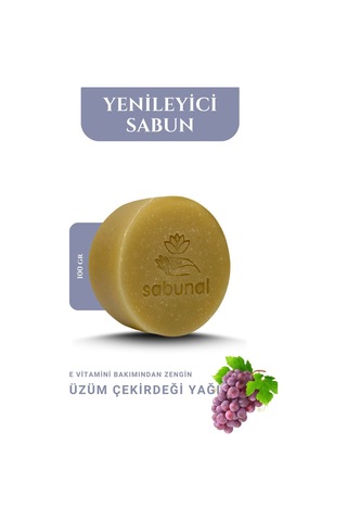 Sabunal Üzüm Sabunu 4 Adet - Cilt Elastikiyet Sabunu