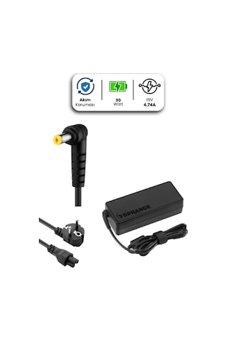 19v 4.74a 5.5 1.7mm 90w Acer İçin Laptop Adaptör