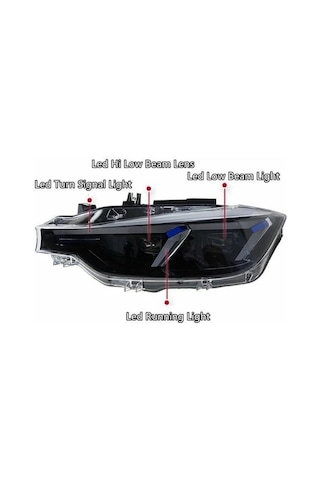 Bmw F30 Ön Far Lambası Ledli G20 Model 2012 / 2018