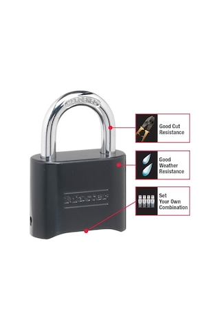 Master Lock Şifreli Kilit, Kendi Kombinasyon Asma Kilidini Ayarla