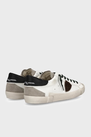 Philippe Model Deri Logolu Sneaker Ayakkabı Erkek Ayakkabı Prluwx55 Beyaz-siyah