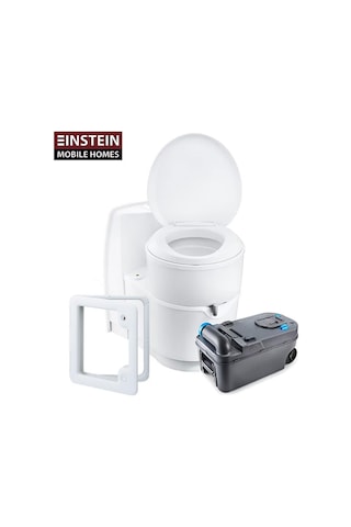 Einstein Karavan Kasetli Tuvaleti 12 V - Servis Kapaklı-1035