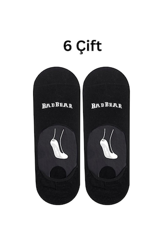 Bad Bear 18.01.02.001-c01 Core Zero Erkek Babet Çorap Siyah