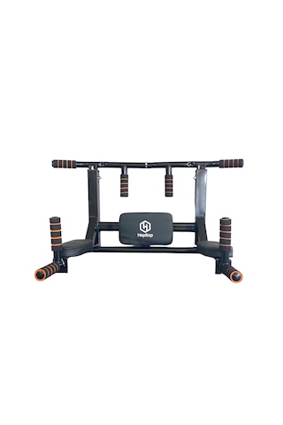 Hepitop 3'ü 1 Arada Çift Yönlü Barfiks Ve Dips Aleti, Siyah