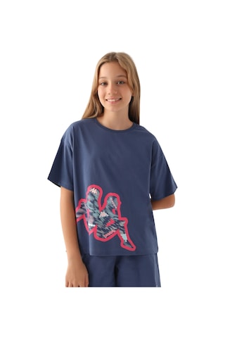 Kappa Kız Çocuk Lacivert T-shirt 341x14w Mavi