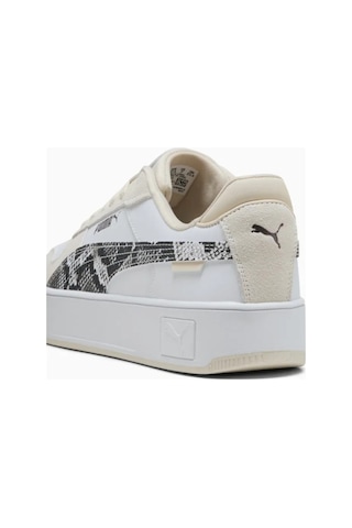 Puma Carina Street Snake Chic Kadın Spor Ayakkabı 40161101 40161101 Bey Beyaz